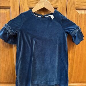 Matilda Jane Navy Ruffle Sleeve Tee